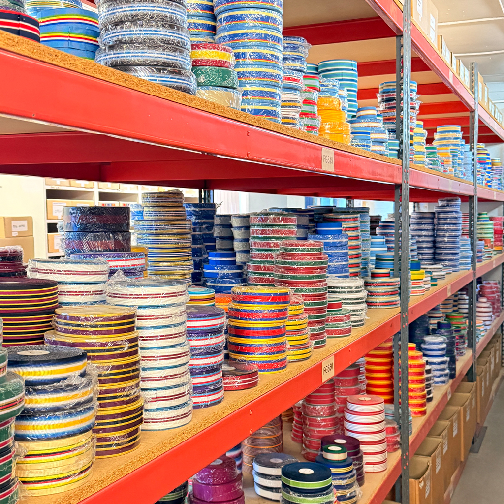 Ribbon collection from our UK suppliers